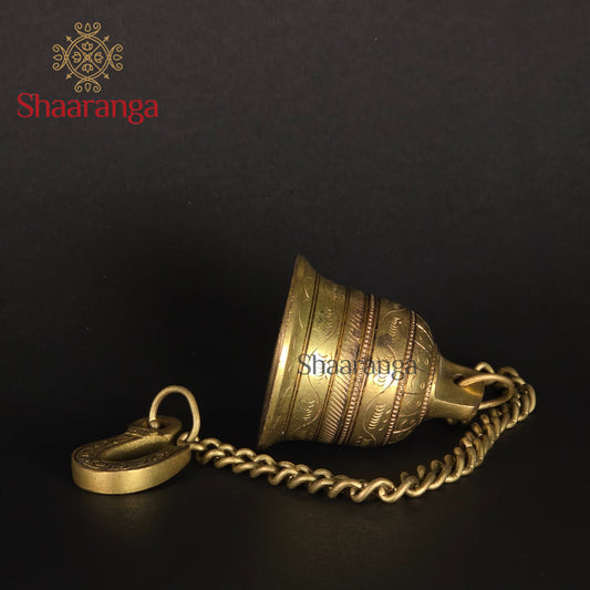 3 Inches Brass Temple Hanging Bell