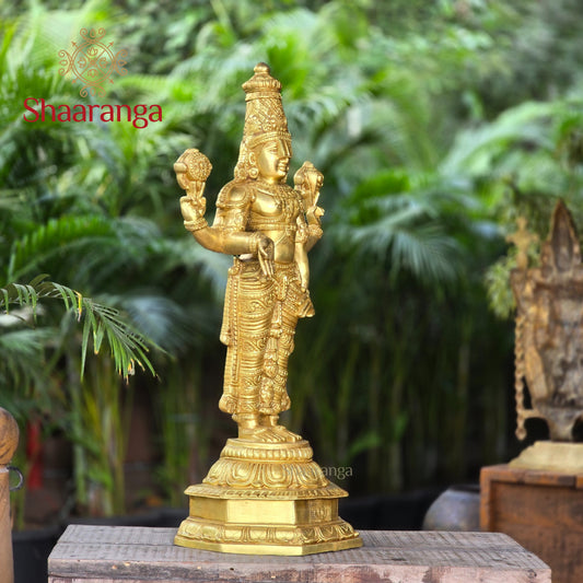 40 Inches Brass Tirumala Venkateshwara Swamy - Balaji Idol