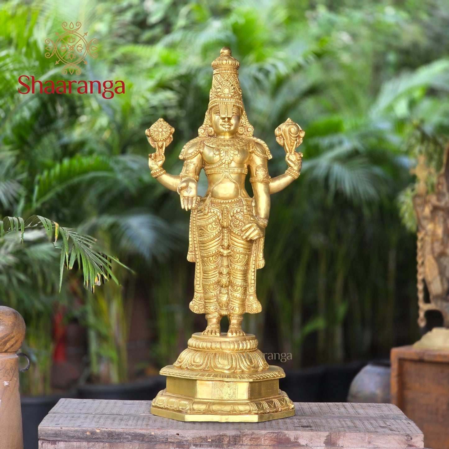 40 Inches Brass Tirumala Venkateshwara Swamy - Balaji Idol