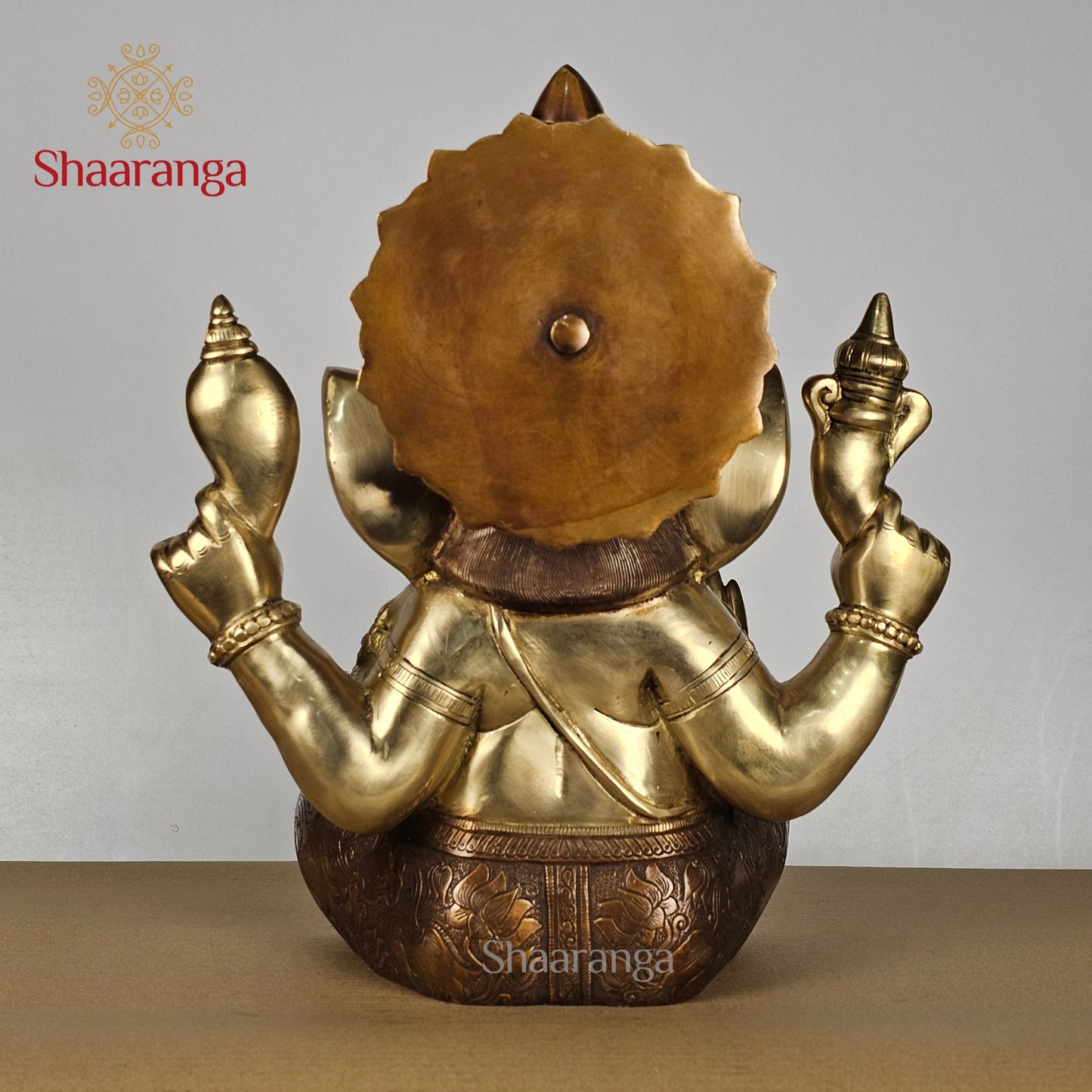 15.5 Inches Brass Ganesha