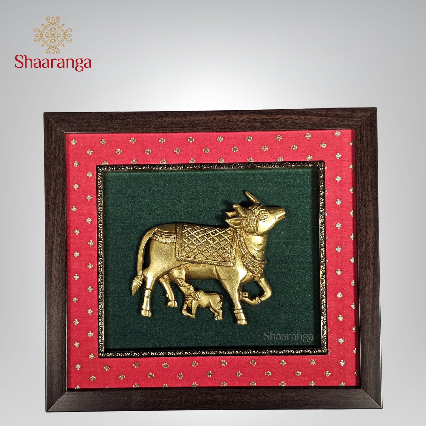 10.5 Inches Frame Cow & Calf