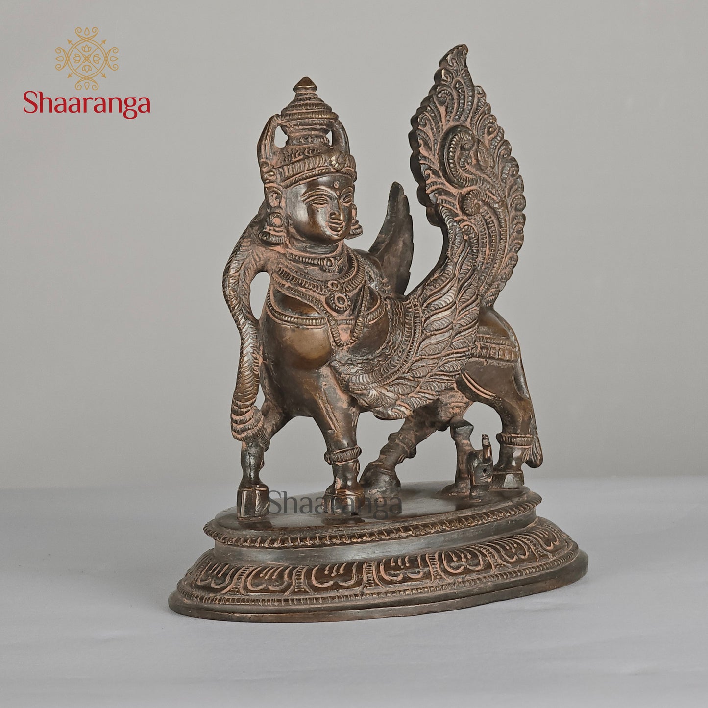 7 Inches Brass Kamadenu - Divine Wish-Fulfilling Cow Idol