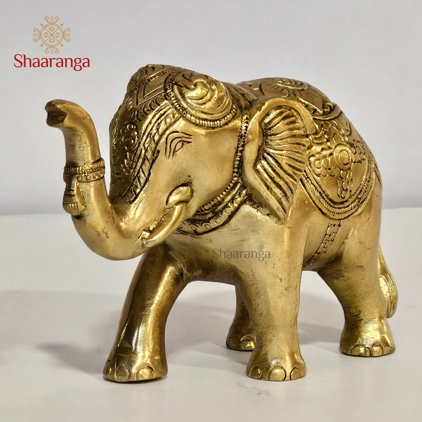 4 Inches Brass Elephant