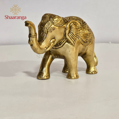 4 Inches Brass Elephant