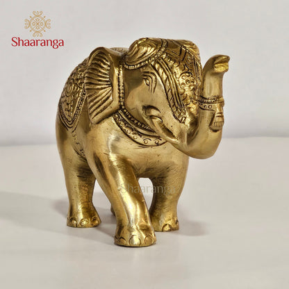 4 Inches Brass Elephant
