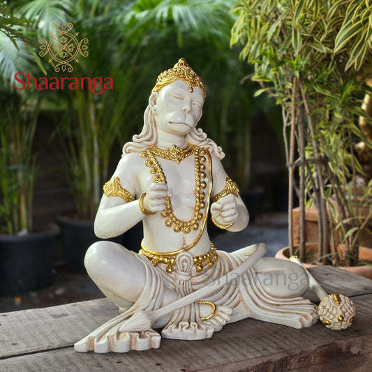 21 Inches Culture Marble Hanuman