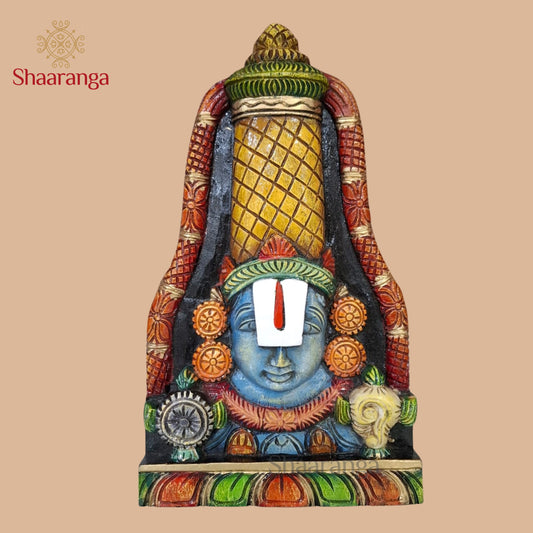 15 Inches Wood Balaji Hanging