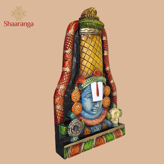 15 Inches Wood Balaji Hanging