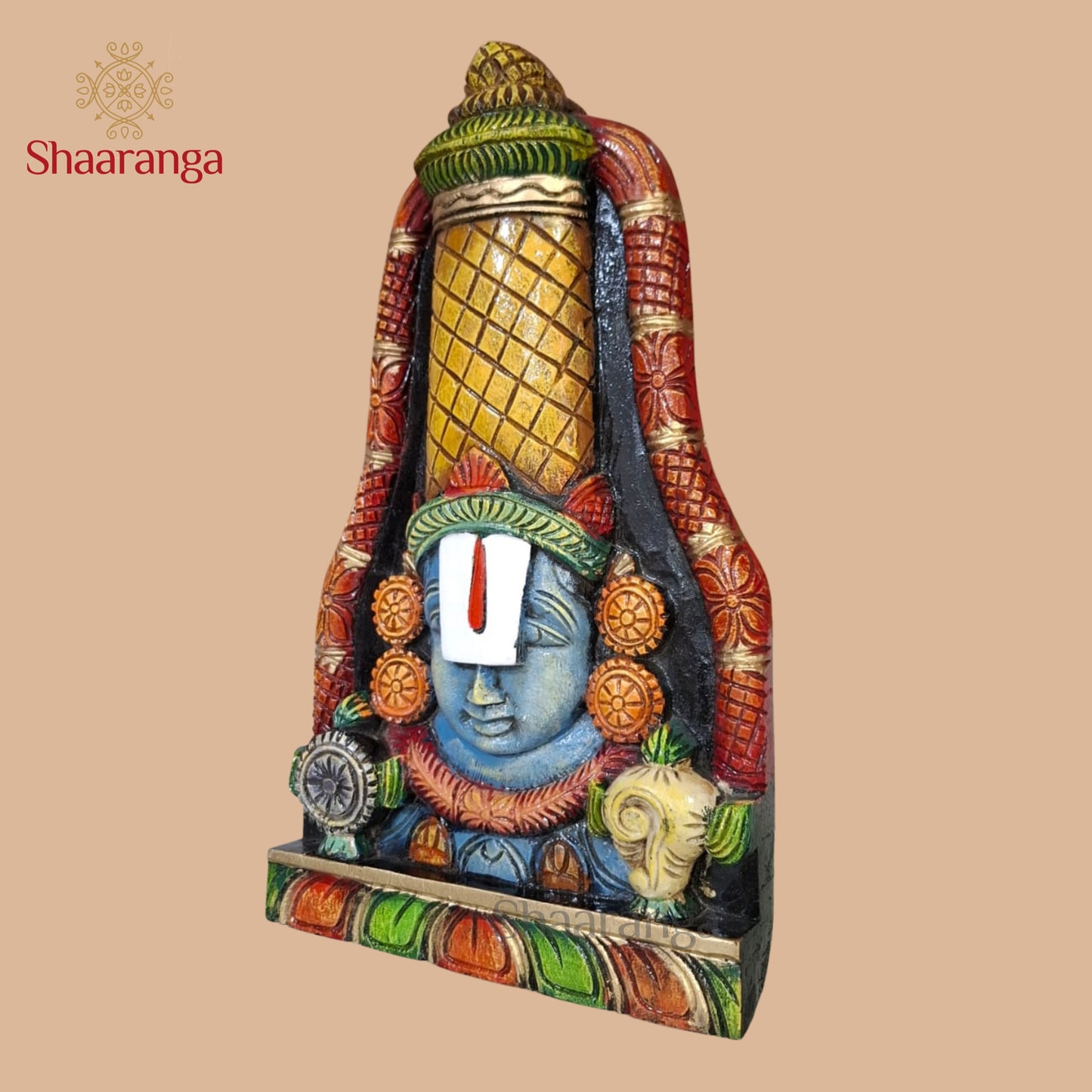 15 Inches Wood Balaji Hanging