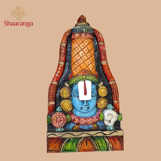 15 Inches Wood Balaji Hanging