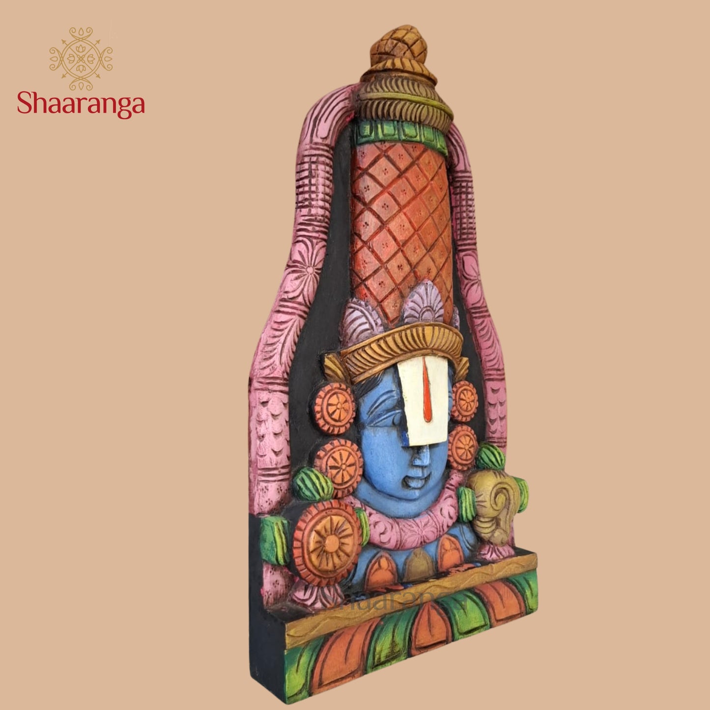 17 Inches Wood Balaji Hanging