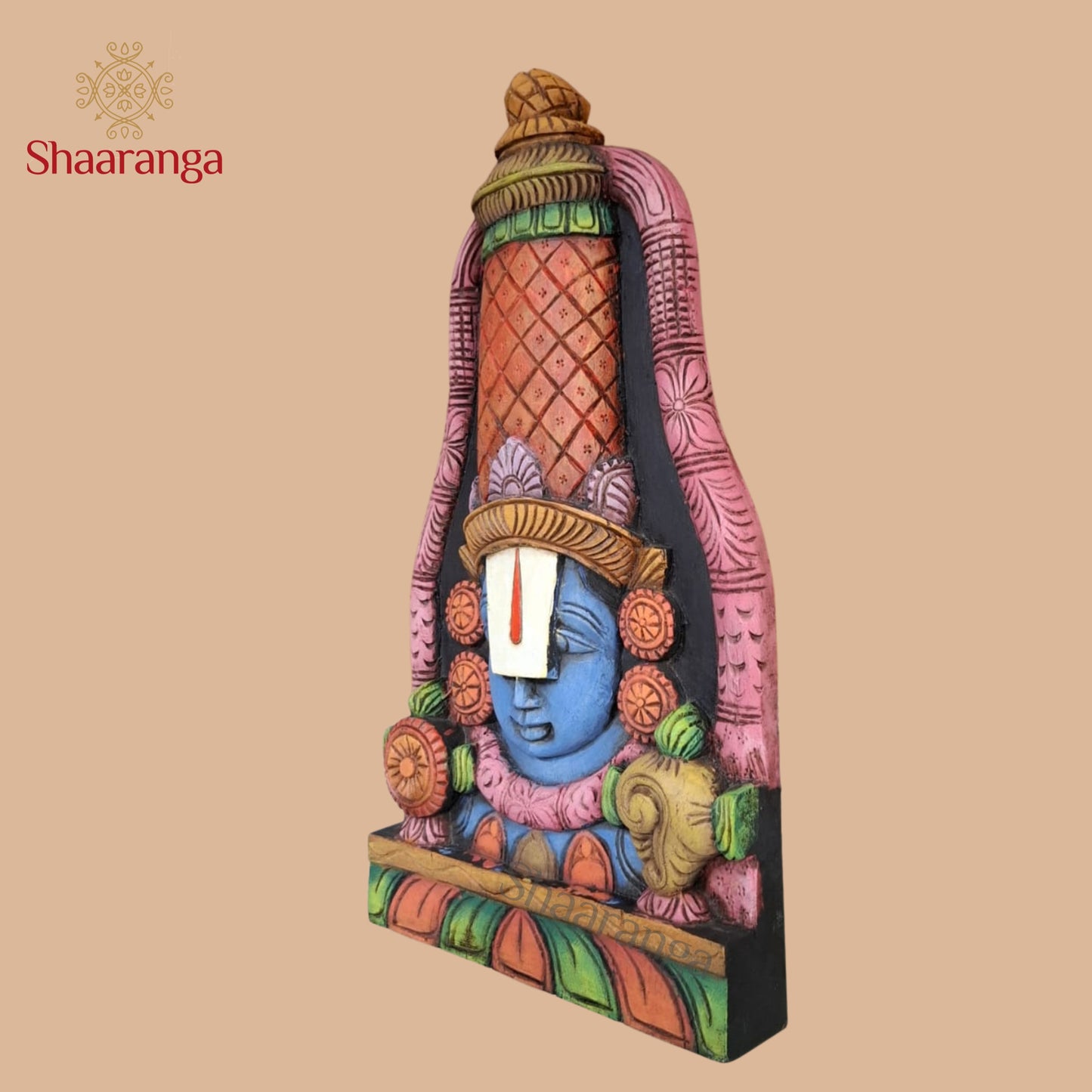 17 Inches Wood Balaji Hanging