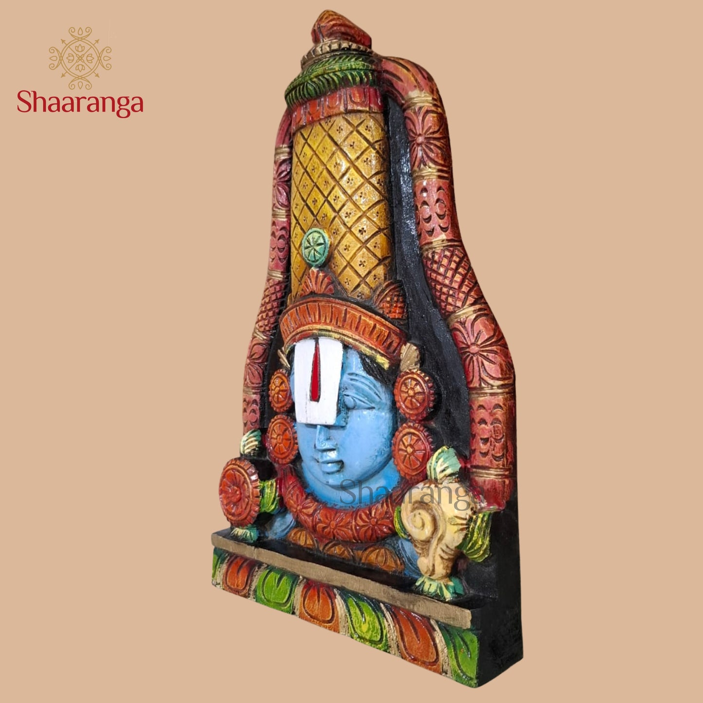 16 Inches Wood Balaji Hanging