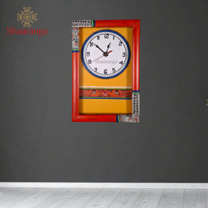 15x10 Inches Wooden Handcrafted Wall Clock