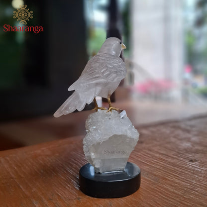 7 Inches Handcrafted Semi-Precious Stone Bird