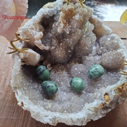 10 Inches Rose Quartz Parrot Family on a Natural Stone Base