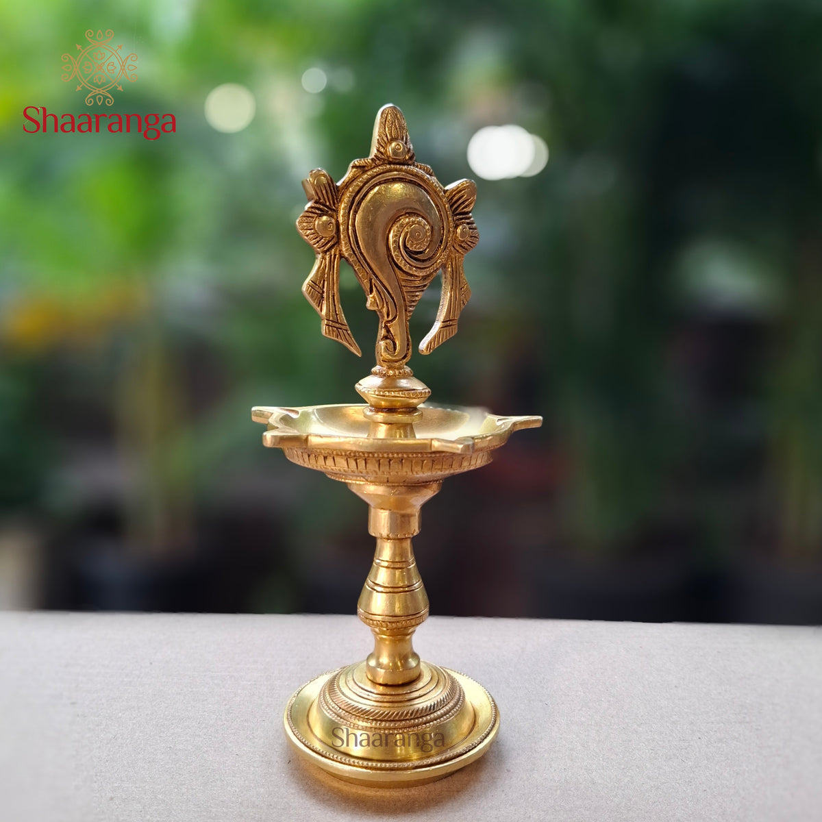 9.5 Inches Brass Shank Lamp