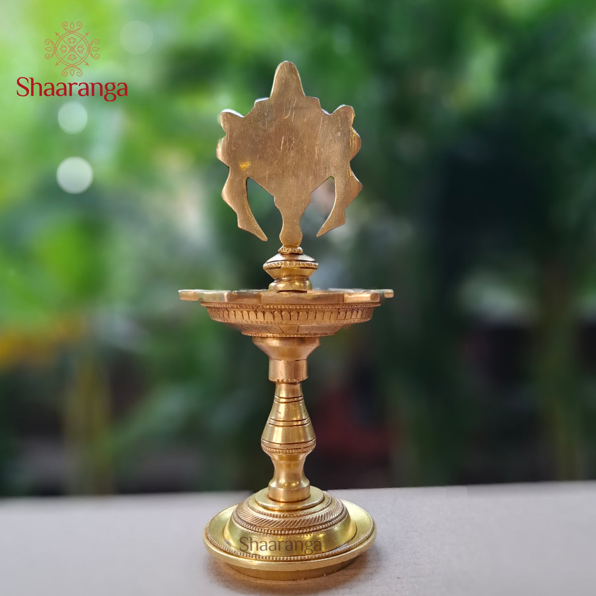 9.5 Inches Brass Shank Lamp