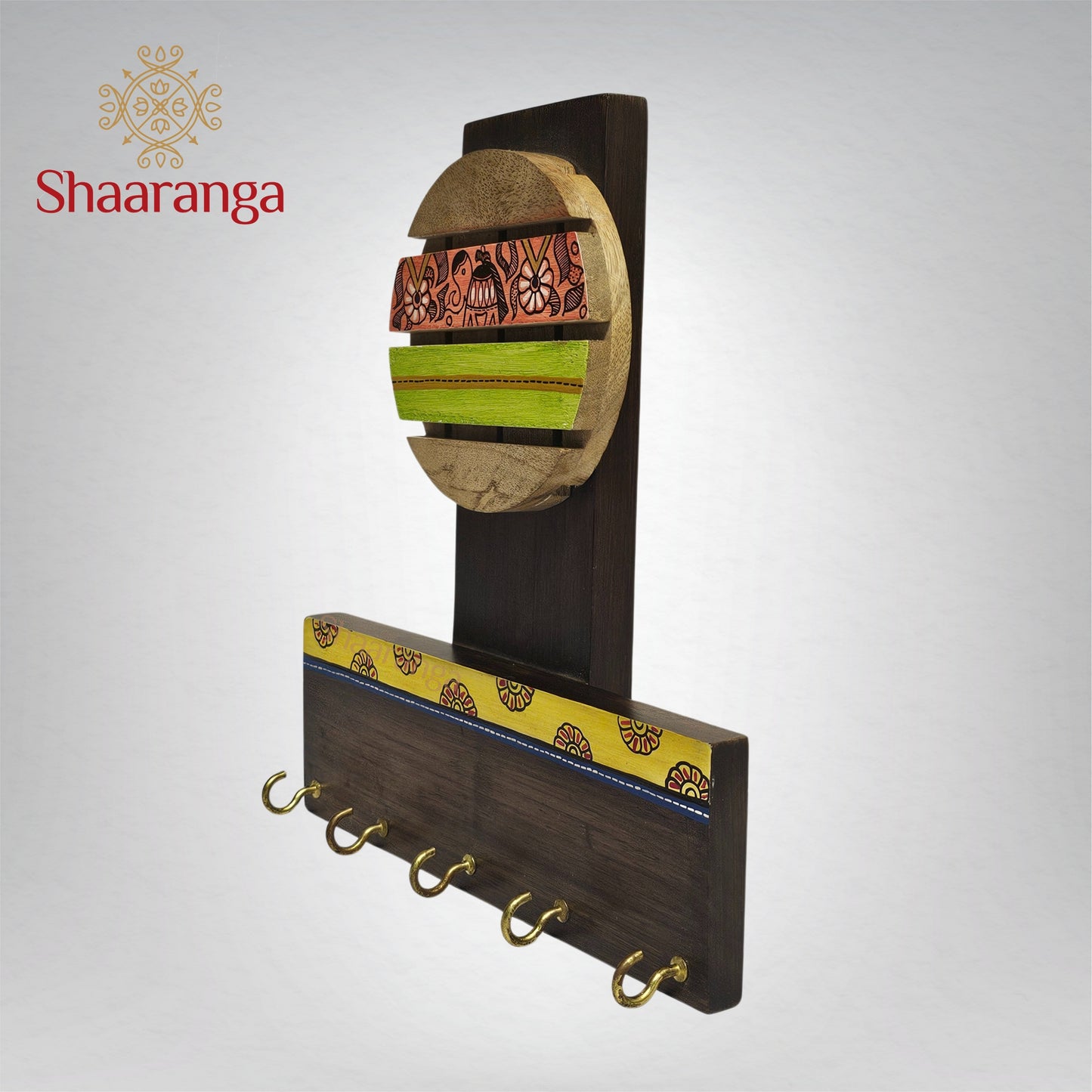 9 Inches Assorted Wooden Key Holder