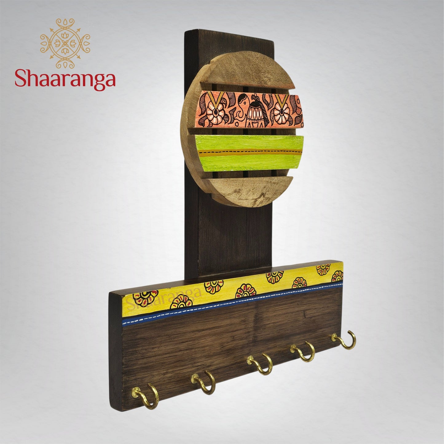 9 Inches Assorted Wooden Key Holder