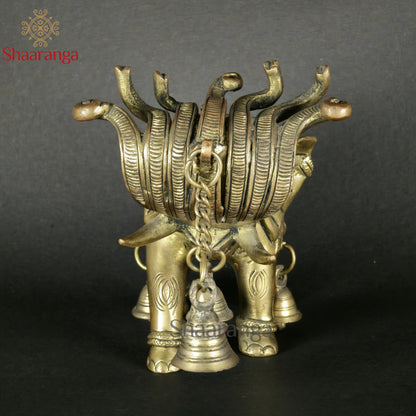 6 Inches Brass Elephant Airawat