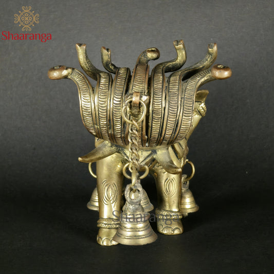 6 Inches Brass Elephant Airawat
