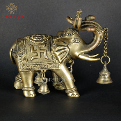 6 Inches Brass Elephant Airawat