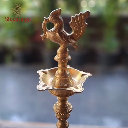 18 Inches Brass Annam Lamp