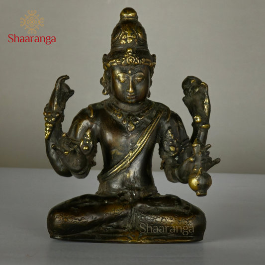 6 Inches Brass Lokeswara
