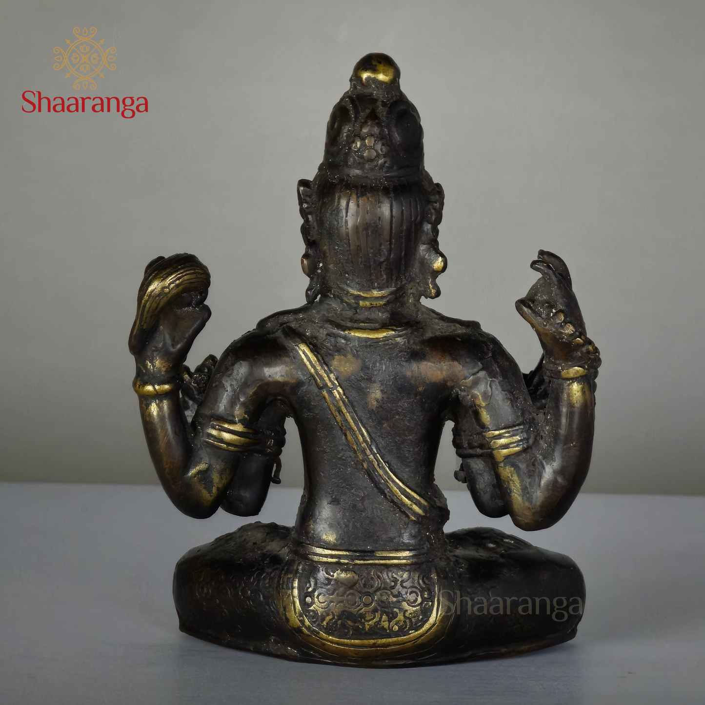 6 Inches Brass Lokeswara