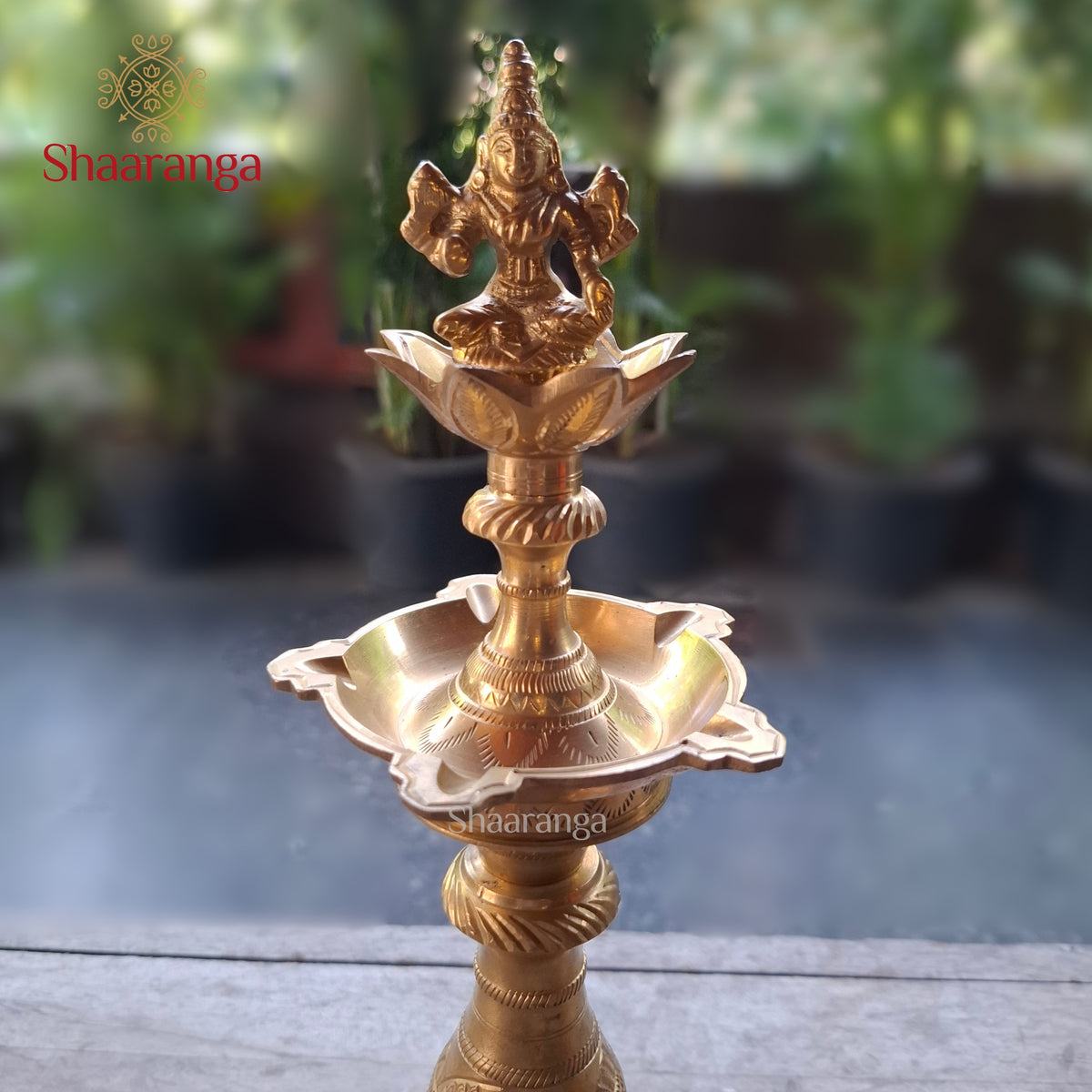14.5 Inches Bronze  Astha Lakshmi Special Lamp