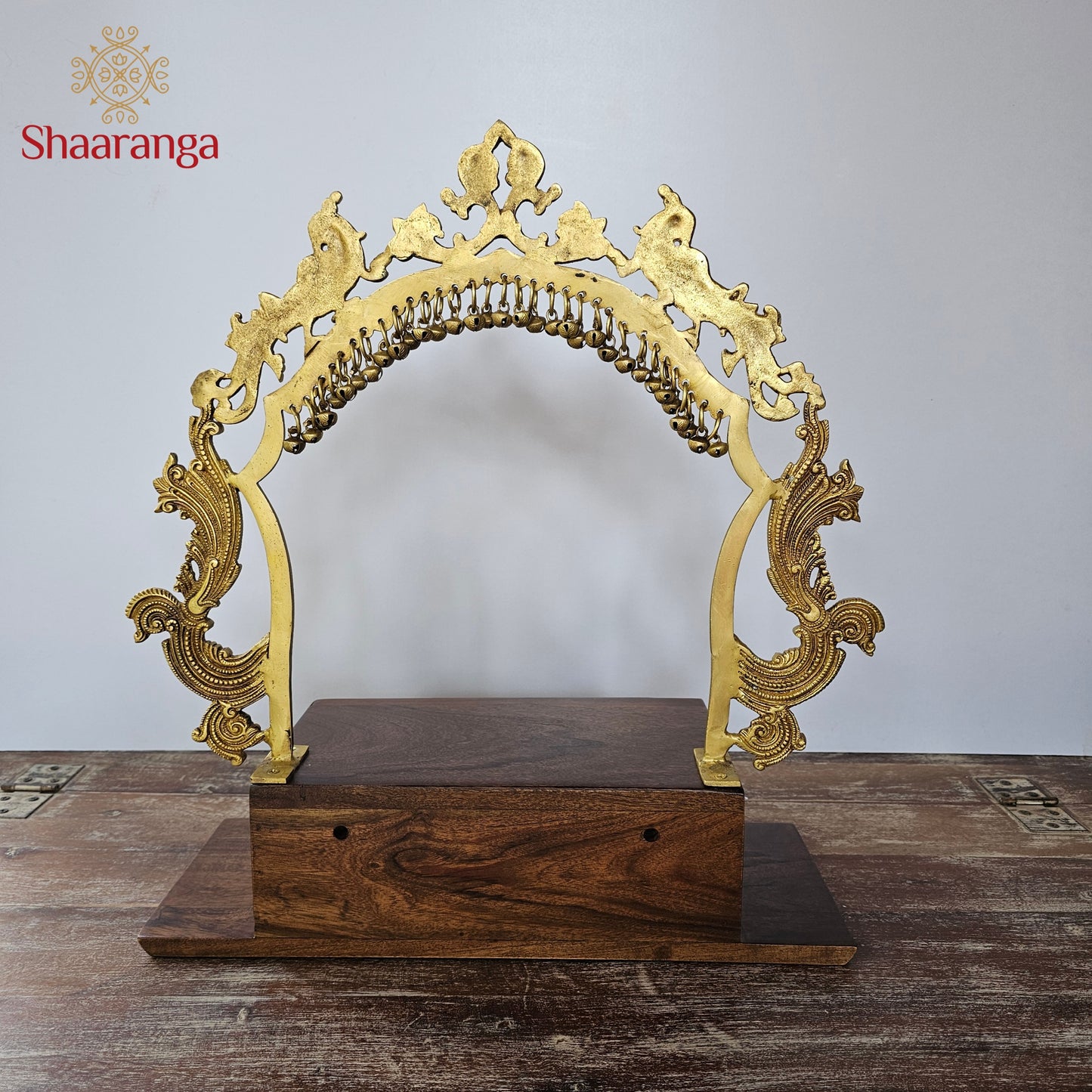 22 Inches Brass Temple Arch with Base