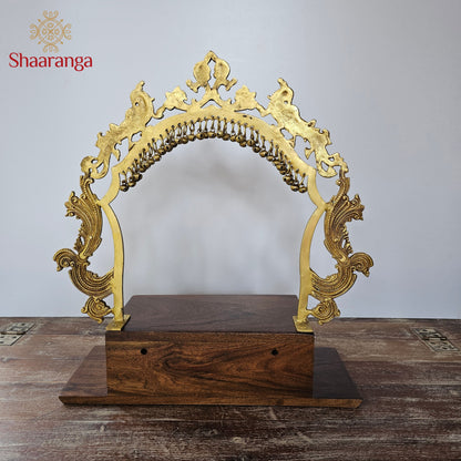 22 Inches Brass Temple Arch with Base