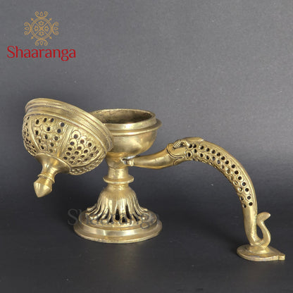 8 Inches Brass Dhoop Burner