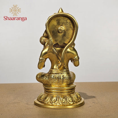 7 Inches Brass Hanuman