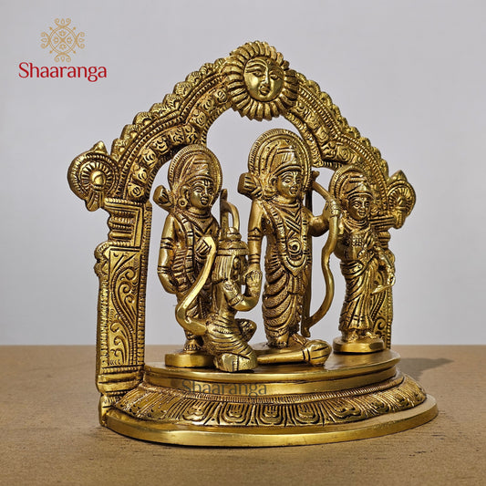 7.5 Inches Brass Ram Darbar Arch