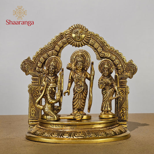 7.5 Inches Brass Ram Darbar Arch