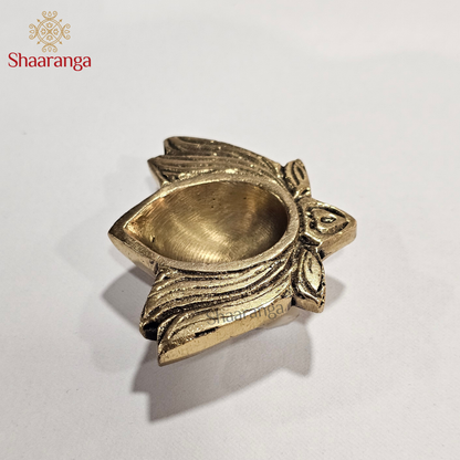 1 Inch Brass Lotus Deepam