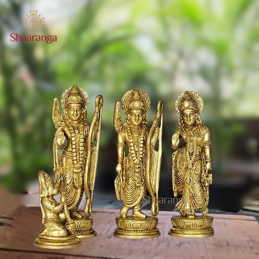 7.5 Inches Brass Ramdarbar Set (Set of 4 Pcs.)