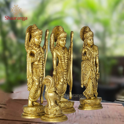 7.5 Inches Brass Ramdarbar Set (Set of 4 Pcs.)