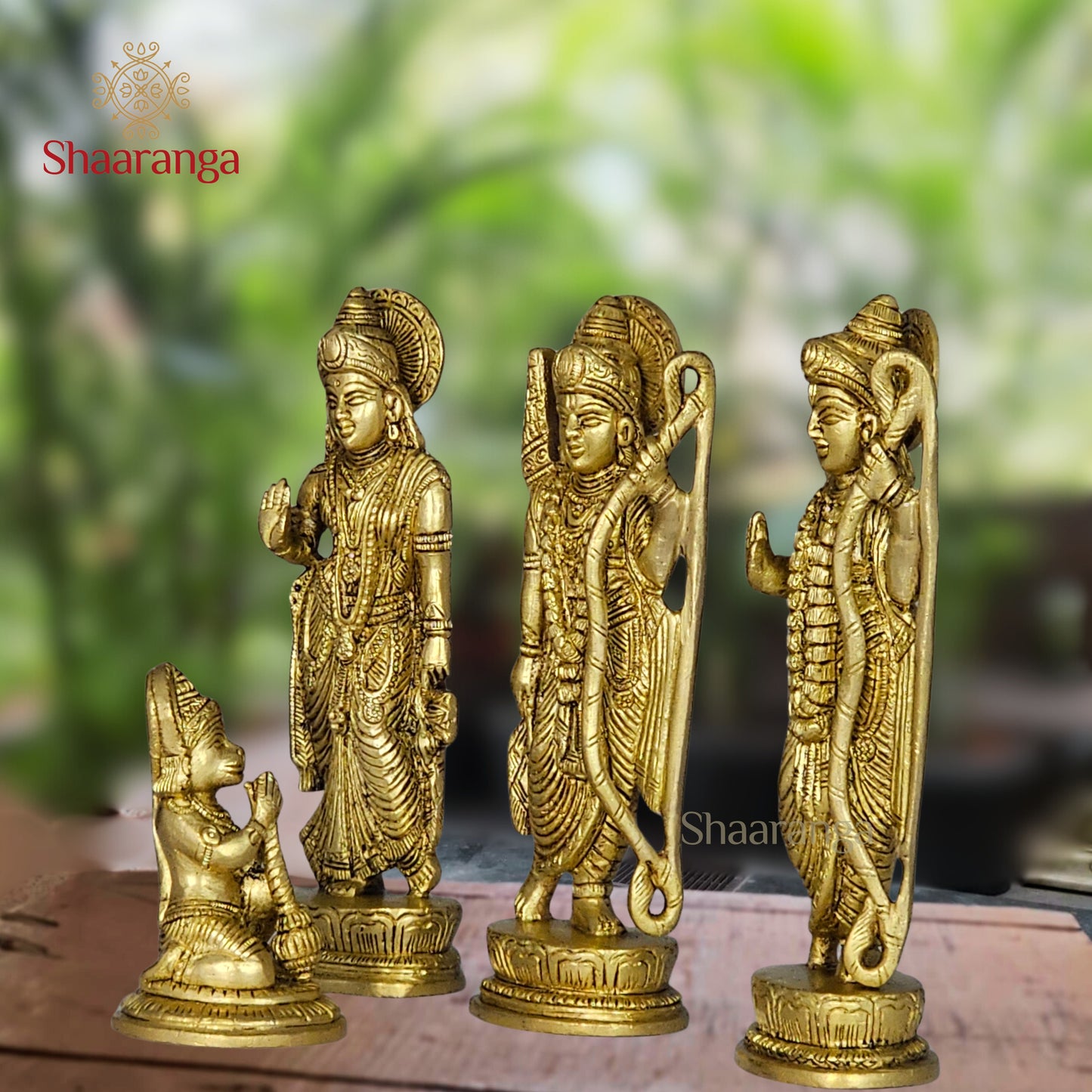 7.5 Inches Brass Ramdarbar Set (Set of 4 Pcs.)