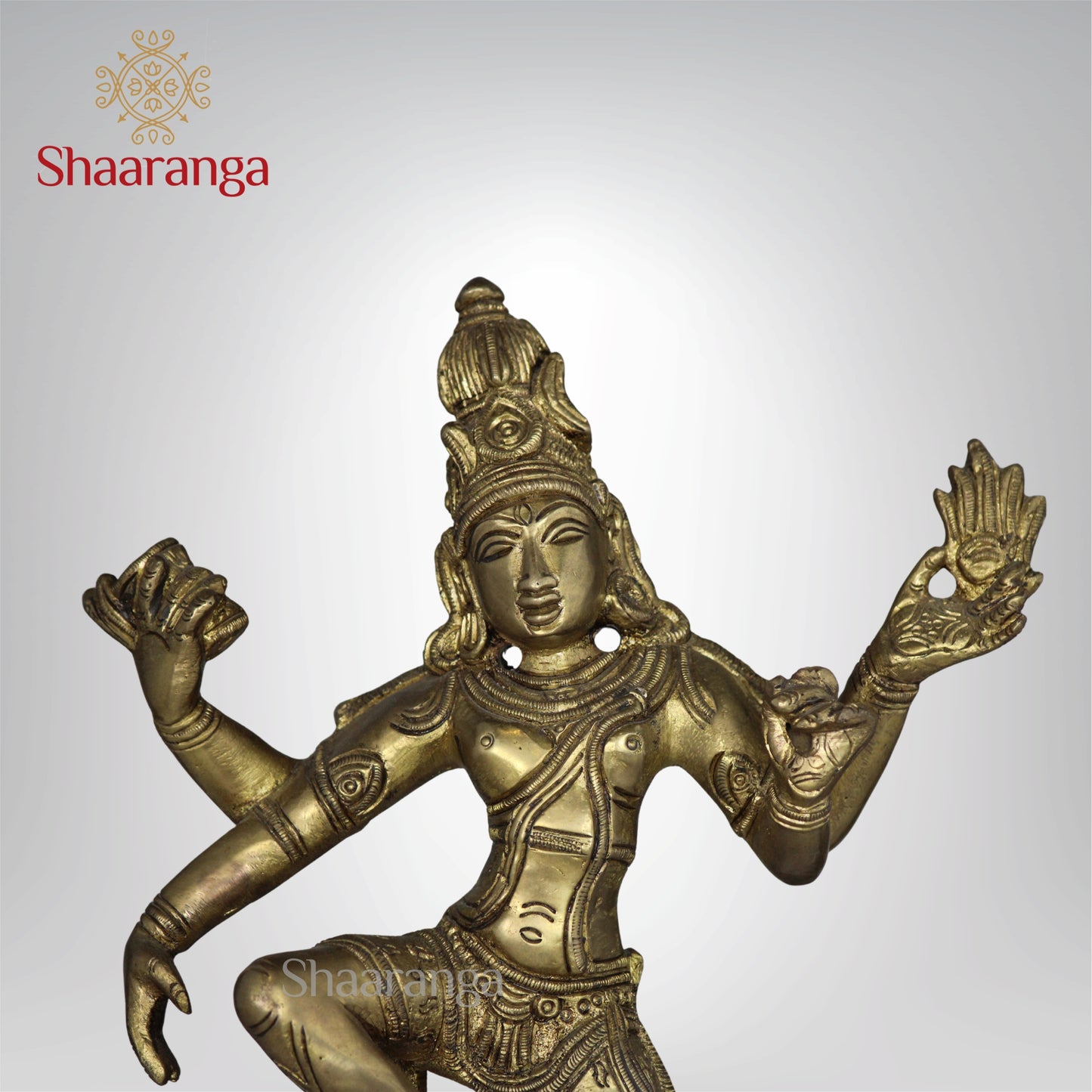 11.5 Inches Brass Dancing Shiva