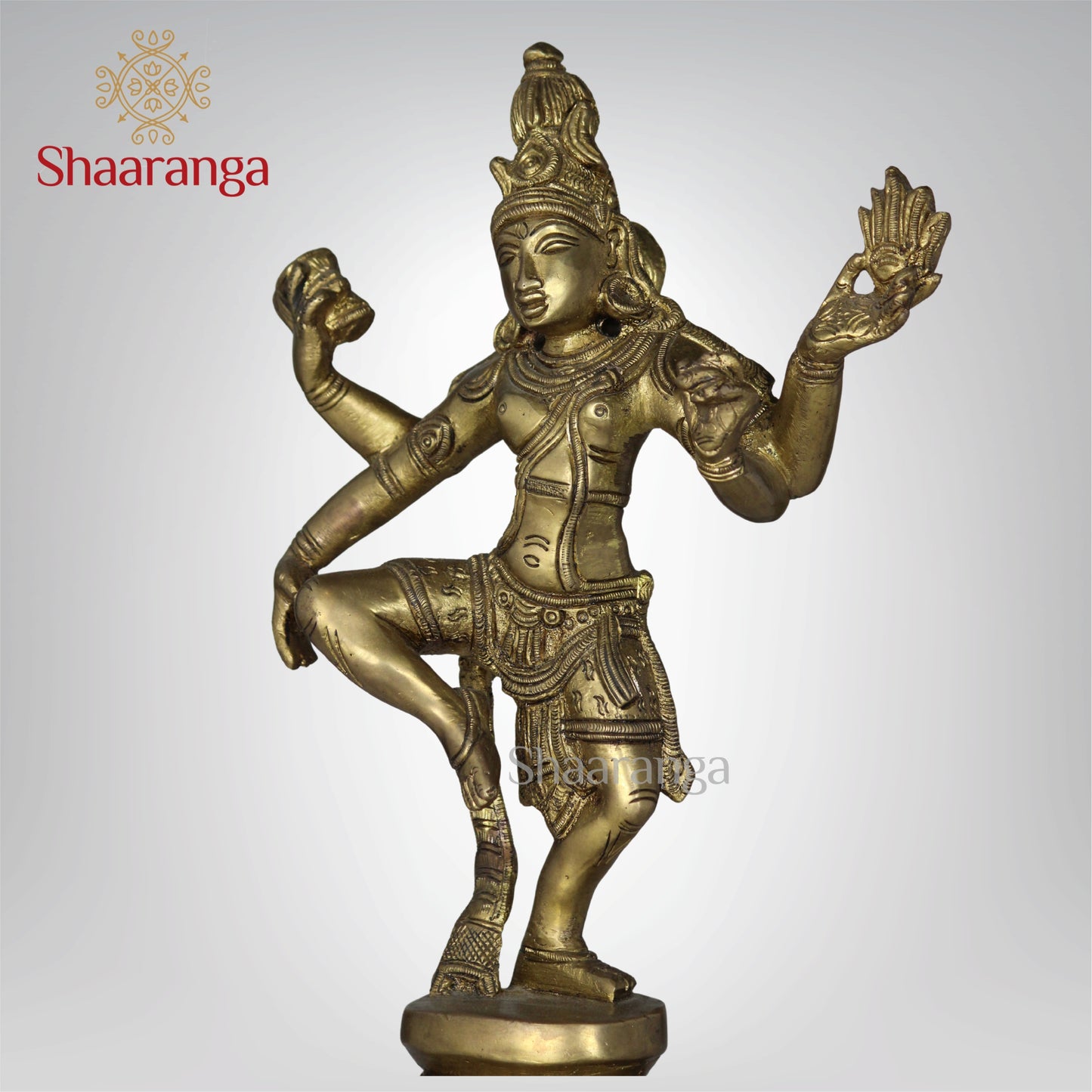 11.5 Inches Brass Dancing Shiva