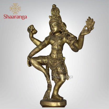 11.5 Inches Brass Dancing Shiva
