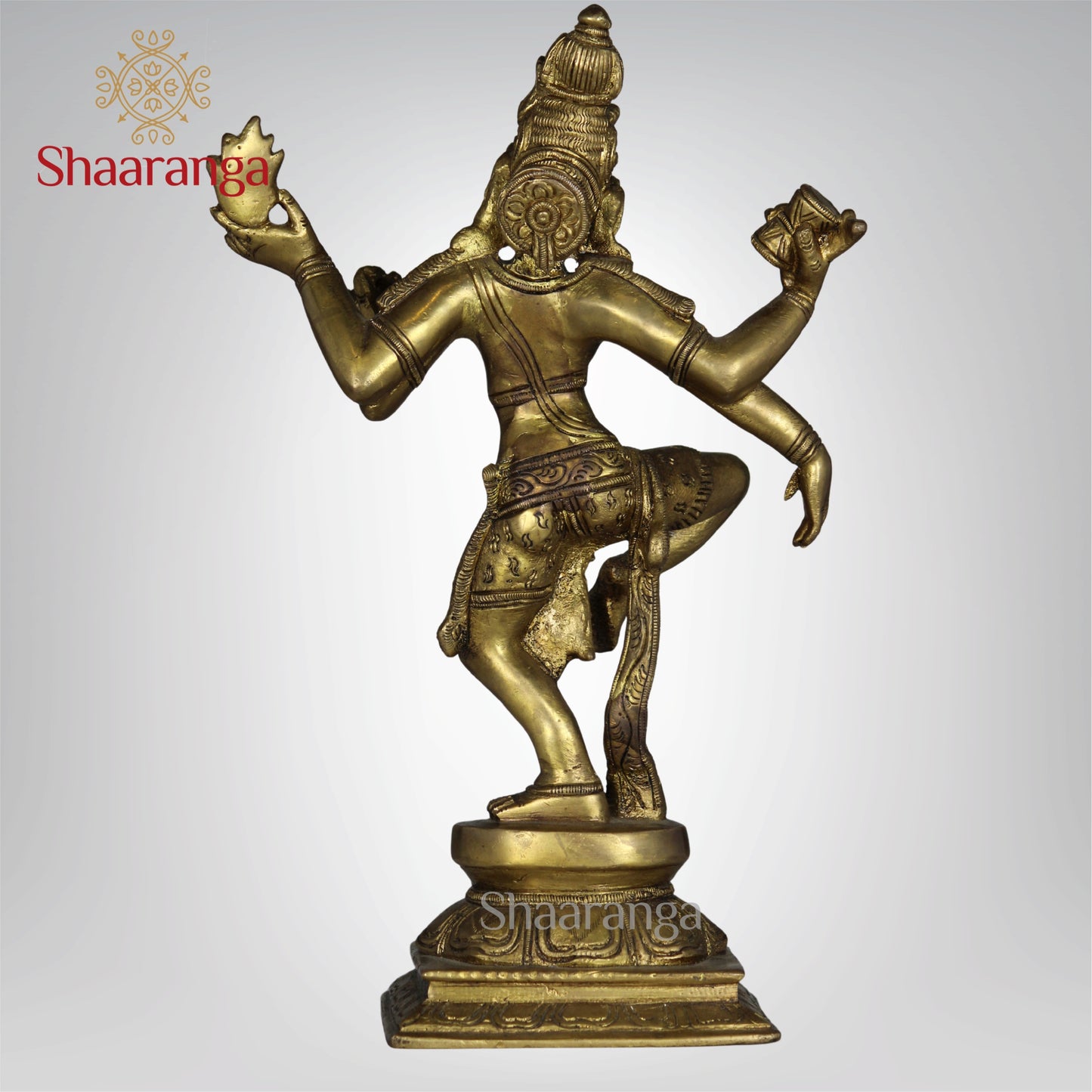 11.5 Inches Brass Dancing Shiva