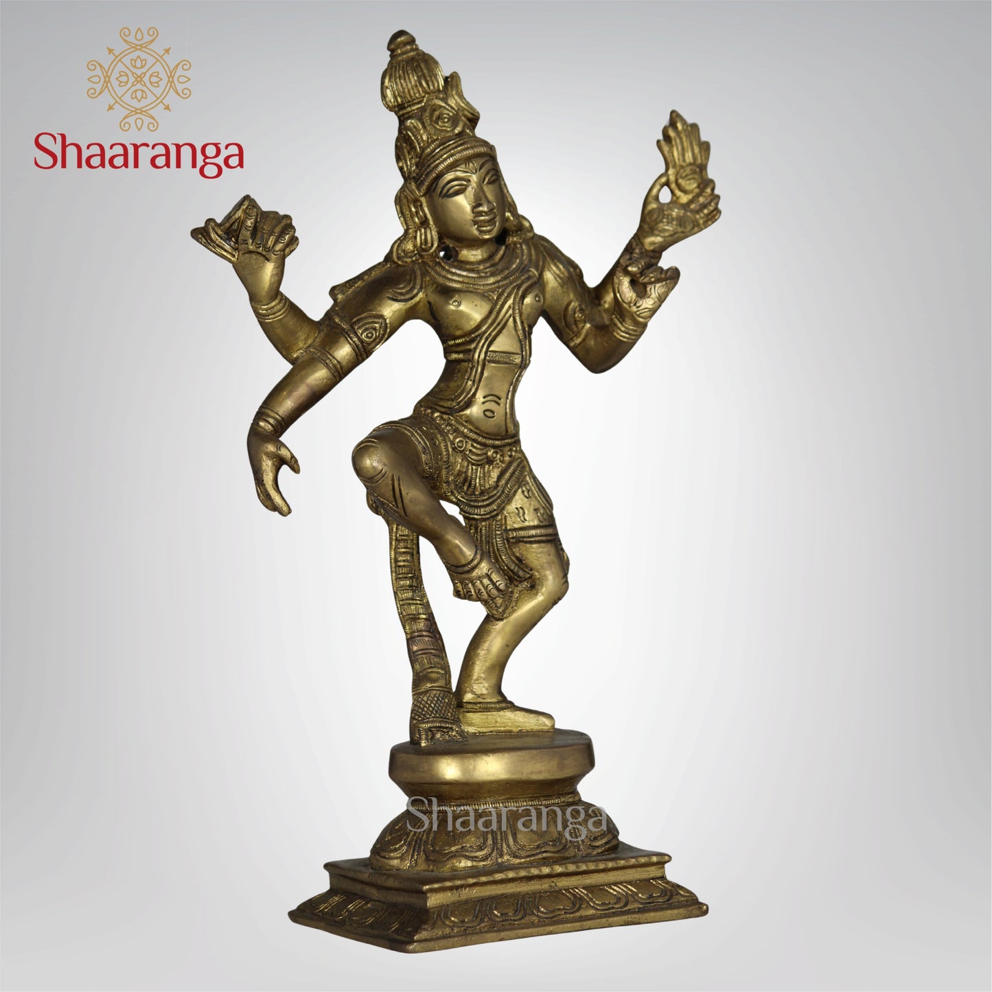 11.5 Inches Brass Dancing Shiva