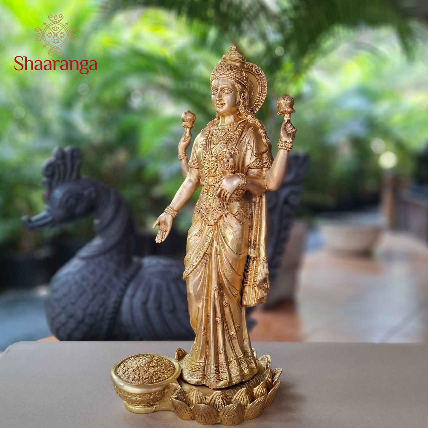 23 Inches Brass Lakshmi Devi Idol