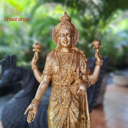 23 Inches Brass Lakshmi Devi Idol