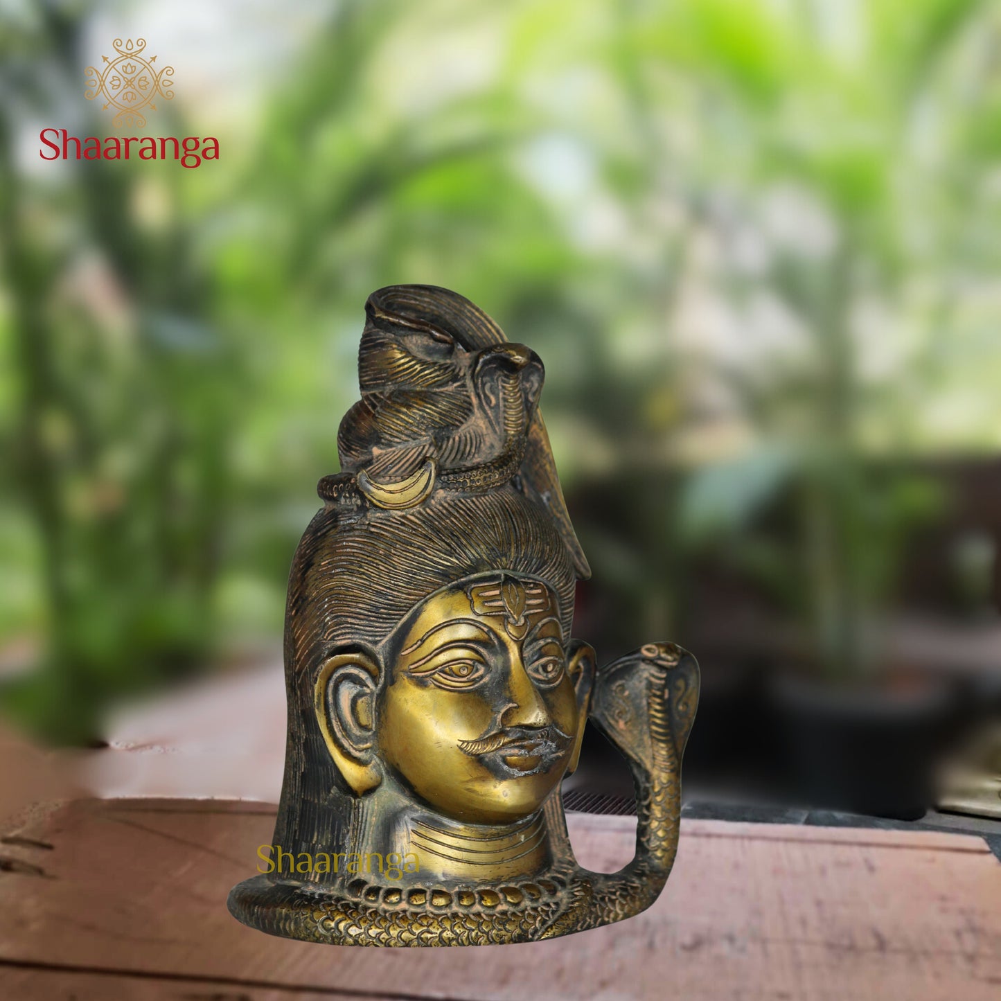 7.5 Inches Brass Shiva Head