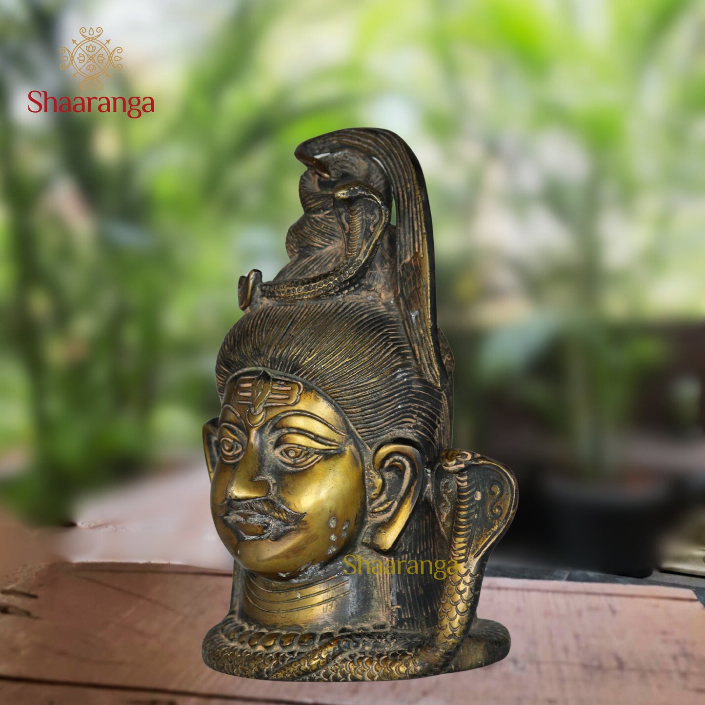 7.5 Inches Brass Shiva Head